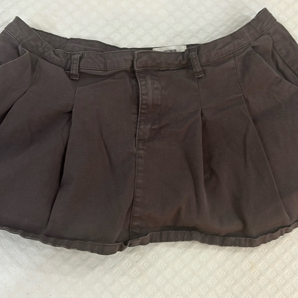 Micro Mini Pleated Skirt